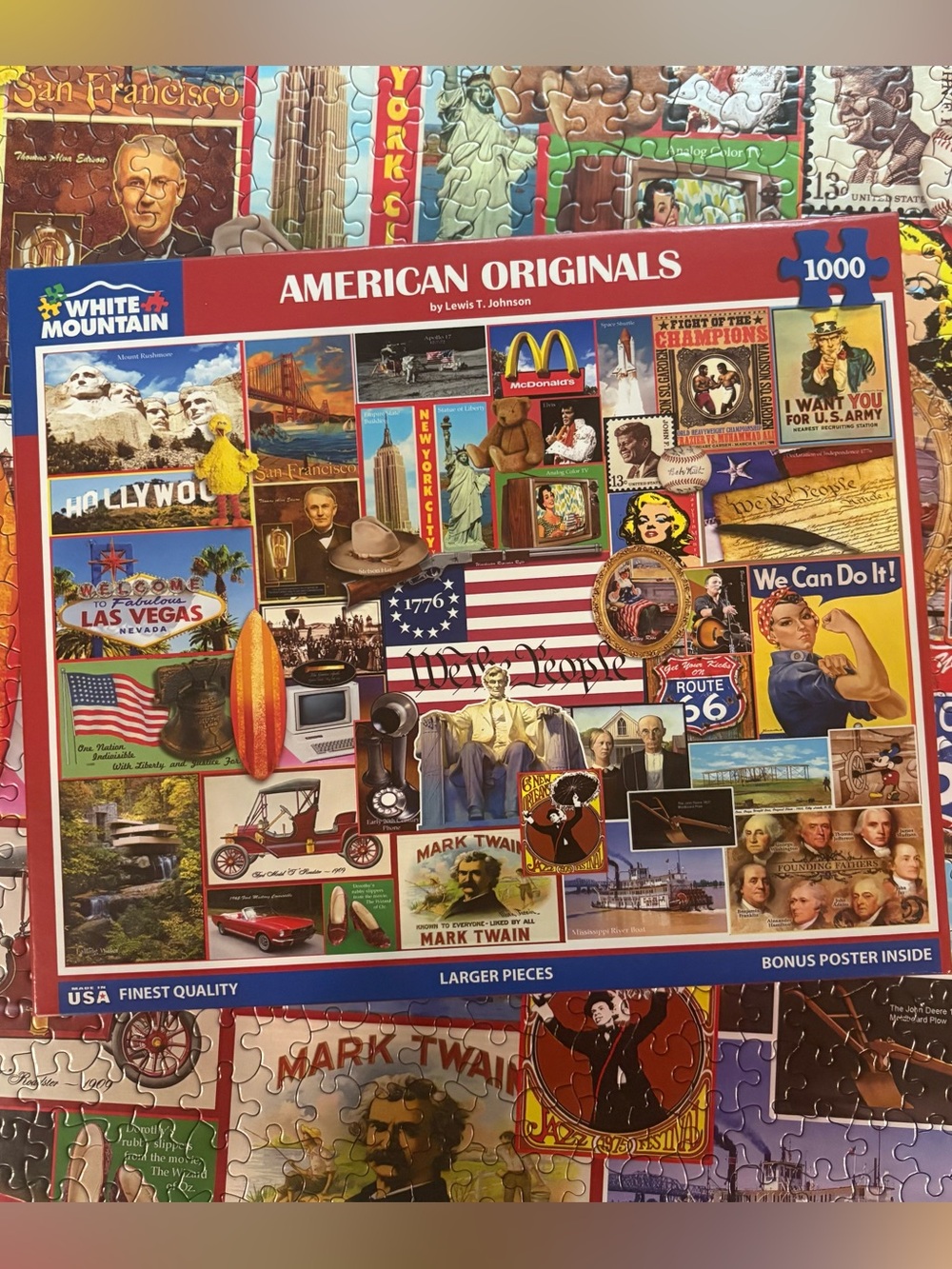 White Mountain American Originals 1,000 Piece Puzzle